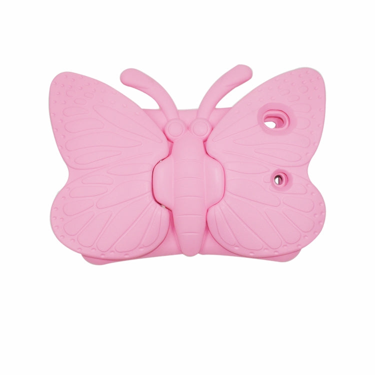For iPad 10.2 2021 Butterfly Bracket Style EVA Children Falling Proof Cover Protective Case(Pink) - iPad 10.2 Cases by buy2fix | Online Shopping UK | buy2fix