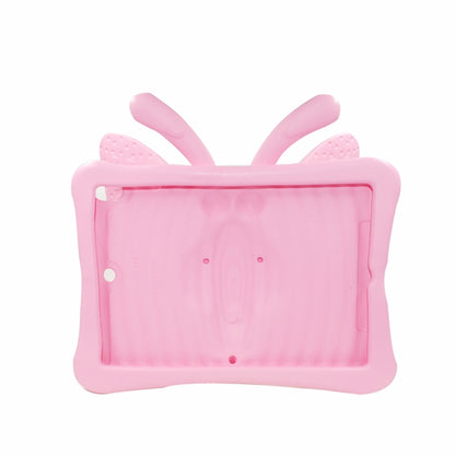For iPad 10.2 2021 Butterfly Bracket Style EVA Children Falling Proof Cover Protective Case(Pink) - iPad 10.2 Cases by buy2fix | Online Shopping UK | buy2fix