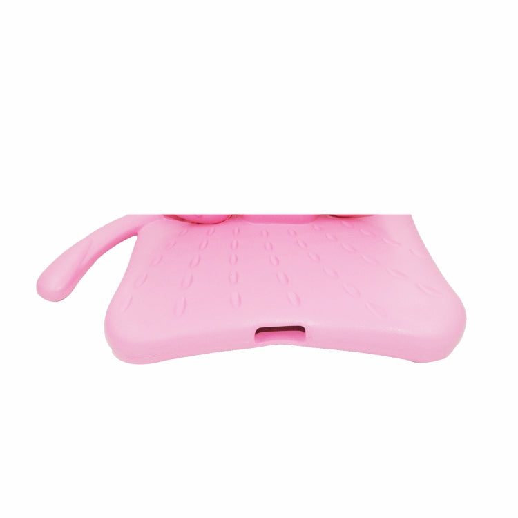 For iPad 10.2 2021 Butterfly Bracket Style EVA Children Falling Proof Cover Protective Case(Pink) - iPad 10.2 Cases by buy2fix | Online Shopping UK | buy2fix
