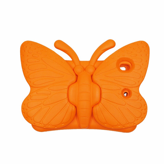 For iPad 10.2 2021 Butterfly Bracket Style EVA Children Falling Proof Cover Protective Case(Orange) - iPad 10.2 Cases by buy2fix | Online Shopping UK | buy2fix