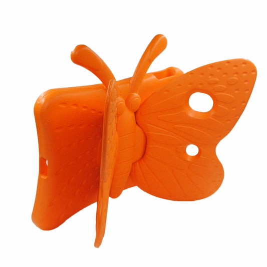 For iPad 10.2 2021 Butterfly Bracket Style EVA Children Falling Proof Cover Protective Case(Orange) - iPad 10.2 Cases by buy2fix | Online Shopping UK | buy2fix