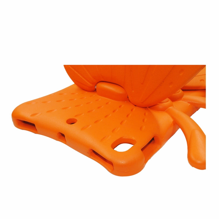 For iPad 10.2 2021 Butterfly Bracket Style EVA Children Falling Proof Cover Protective Case(Orange) - iPad 10.2 Cases by buy2fix | Online Shopping UK | buy2fix