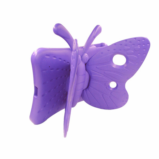 For iPad 10.2 2021 Butterfly Bracket Style EVA Children Falling Proof Cover Protective Case(Purple) - iPad 10.2 Cases by buy2fix | Online Shopping UK | buy2fix