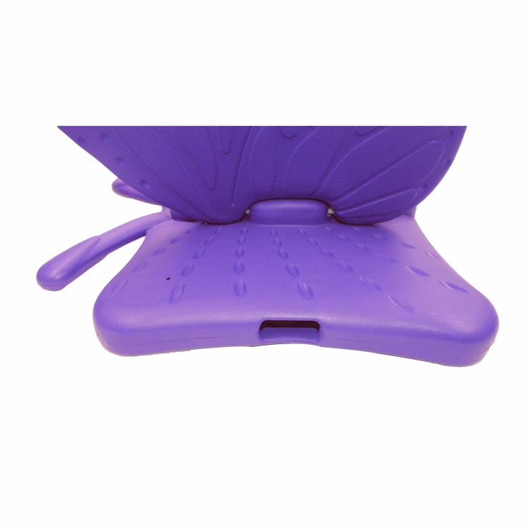 For iPad 10.2 2021 Butterfly Bracket Style EVA Children Falling Proof Cover Protective Case(Purple) - iPad 10.2 Cases by buy2fix | Online Shopping UK | buy2fix