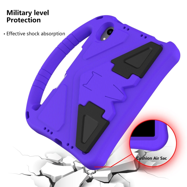 For iPad mini 6 / mini 2024 EVA Shockproof Tablet Case with Holder(Purple) - iPad mini 6 Cases by buy2fix | Online Shopping UK | buy2fix