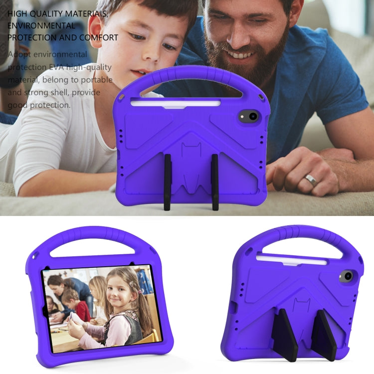 For iPad mini 6 / mini 2024 EVA Shockproof Tablet Case with Holder(Purple) - iPad mini 6 Cases by buy2fix | Online Shopping UK | buy2fix