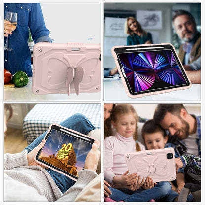 Pure Color PC + Silicone Anti-drop Tablet Tablet Case with Butterfly Holder & Pen Slot For iPad Pro 11 2018 & 2020 & 2021 & Air 2020 10.9 - iPad Pro 11 (2022/2021) Cases by buy2fix | Online Shopping UK | buy2fix