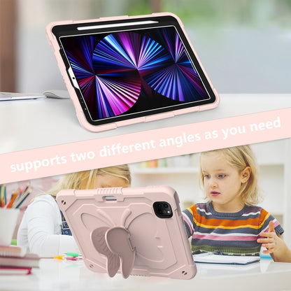 Pure Color PC + Silicone Anti-drop Tablet Tablet Case with Butterfly Holder & Pen Slot For iPad Pro 11 2018 & 2020 & 2021 & Air 2020 10.9 - iPad Pro 11 (2022/2021) Cases by buy2fix | Online Shopping UK | buy2fix