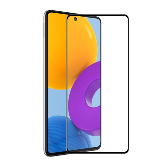 For Samsung Galaxy M52 5G ENKAY Hat-Prince Full Glue Tempered Glass 6D Full Coverage Anti-scratch Protector