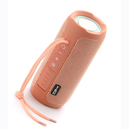 T&G TG227 Outdoor Portable Waterproof Bluetooth Music Speaker with LED Support FM / TF / USB(Pink) - Desktop Speaker by T&G | Online Shopping UK | buy2fix