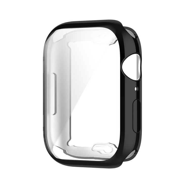 Shockproof TPU Full Protective Shell with Protective Film For Apple Watch Series 9 / 8 / 7 41mm(Black) by buy2fix
