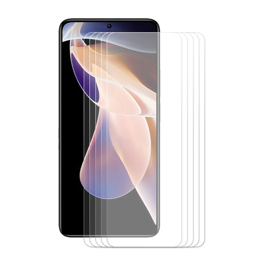 5 PCS For Xiaomi Redmi Note 11 Pro / Note 11 Pro+ ENKAY Hat-Prince 0.26mm 9H 2.5D Curved Edge Tempered Glass Screen Protector