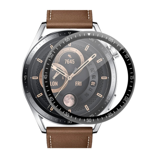 1 PC For Huawei Watch GT 3 46mm ENKAY Hat-Prince Full Coverage 3D Curved Soft PC Edge + PMMA HD Screen Protector Film