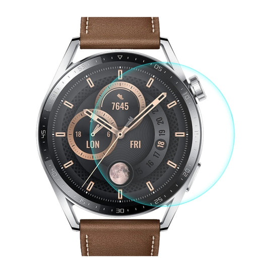 1 PC For Huawei Watch GT 3 46mm ENKAY Hat-Prince 0.2mm 9H 2.15D Curved Edge Tempered Glass Screen Protector Watch Film