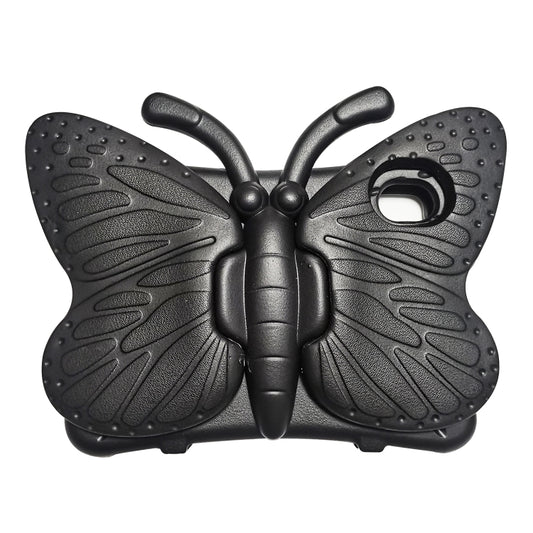 For iPad mini 6 / mini 2024 Butterfly Bracket EVA Shockproof Tablet Case(Black) - iPad mini 6 Cases by buy2fix | Online Shopping UK | buy2fix