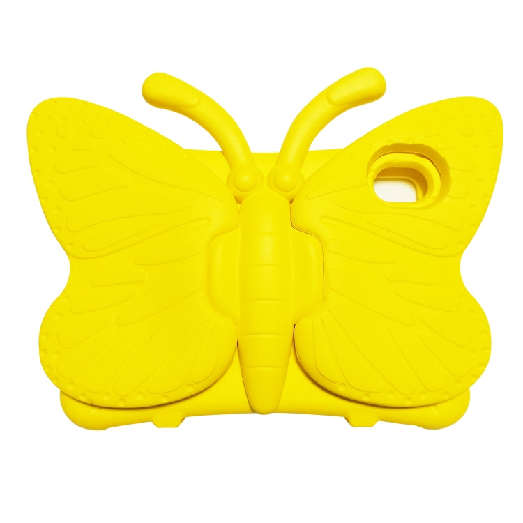 For iPad mini 6 / mini 2024 Butterfly Bracket EVA Shockproof Tablet Case(Yellow) - iPad mini 6 Cases by buy2fix | Online Shopping UK | buy2fix