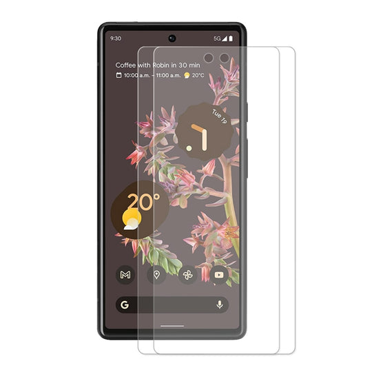 2 PCS For Google Pixel 6 ENKAY Hat-Prince 0.26mm 9H 2.5D Curved Edge Tempered Glass Screen Film