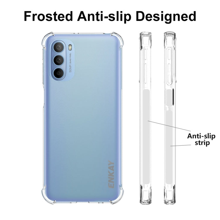 For Motorola Moto G31 4G / G41 4G ENKAY Transparent TPU Shockproof Case - Motorola Cases by ENKAY | Online Shopping UK | buy2fix