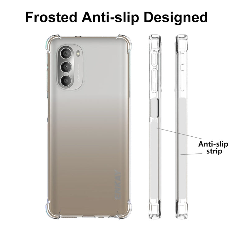 For Motorola Moto G51 5G ENKAY Transparent TPU Shockproof Case - Motorola Cases by ENKAY | Online Shopping UK | buy2fix