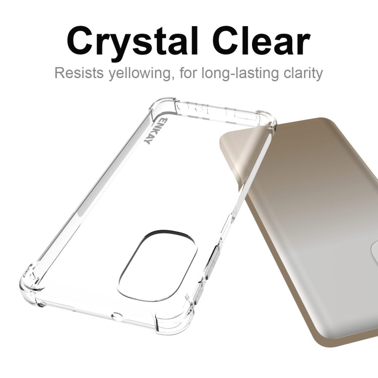 For Motorola Moto G51 5G ENKAY Transparent TPU Shockproof Case - Motorola Cases by ENKAY | Online Shopping UK | buy2fix