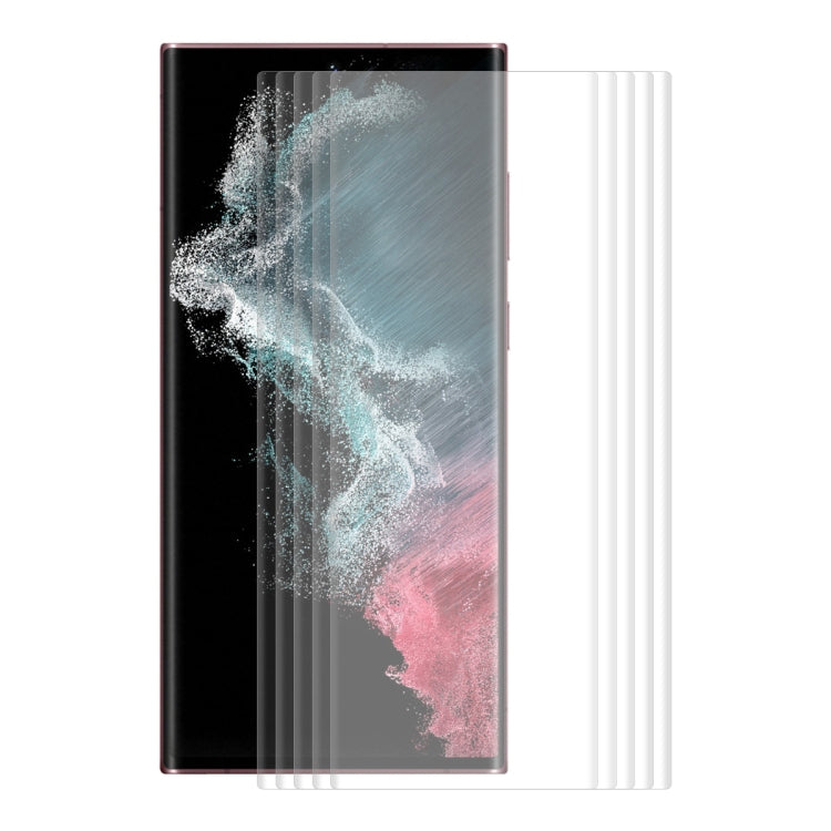 For Samsung Galaxy S22 Ultra 5G / S23 Ultra 5G 5pcs ENKAY 3D Curved PET Hot Bending Film by ENKAY