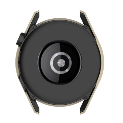 For Huawe Watch GT 3 42mm Shockproof PC Case with Tempered Glass Film(Black) by buy2fix