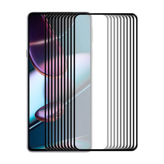 10 PCS For Motorola Edge X30 ENKAY 0.26mm 9H Tempered Glass Full Film