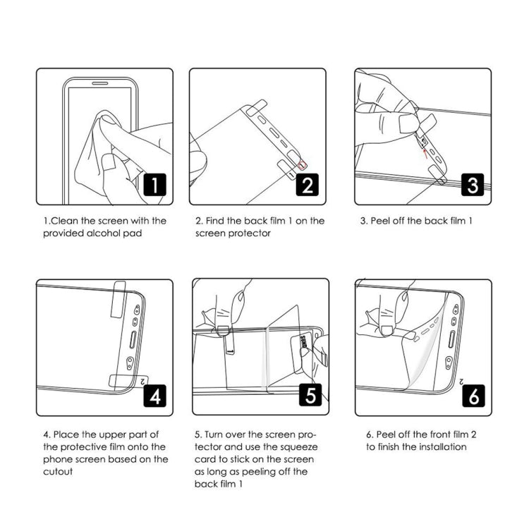 For Samsung Galaxy S22 Ultra 5G / S23 Ultra 5G 5pcs ENKAY Explosion-proof Soft Hydrogel Full Film by ENKAY
