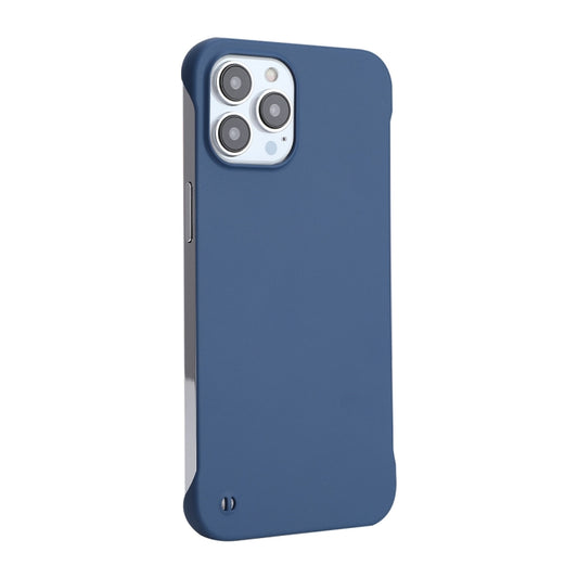 For iPhone 12 / 12 Pro ENKAY Matte Frameless Hard PC Case(Dark Blue) by ENKAY