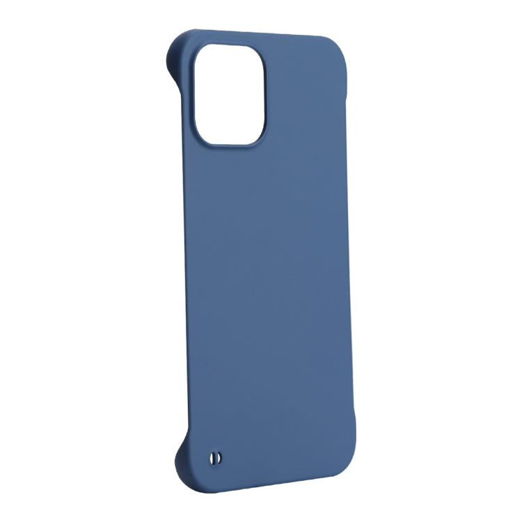 For iPhone 12 Pro Max ENKAY Matte Frameless Hard PC Case(Dark Blue) by ENKAY