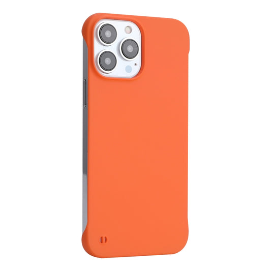 For iPhone 12 Pro Max ENKAY Matte Frameless Hard PC Case(Orange) by ENKAY