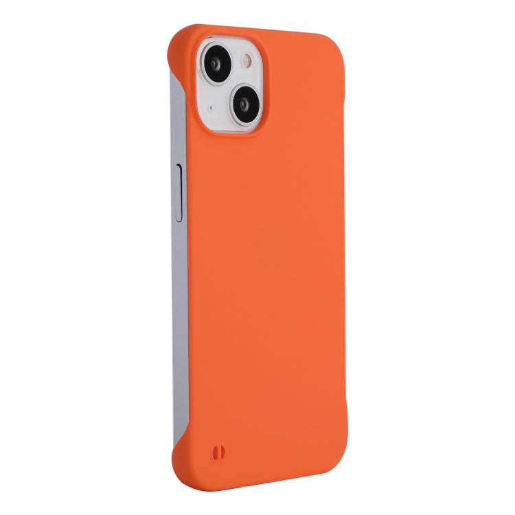 For iPhone 13 ENKAY Matte Frameless PC Phone Case(Orange) by ENKAY