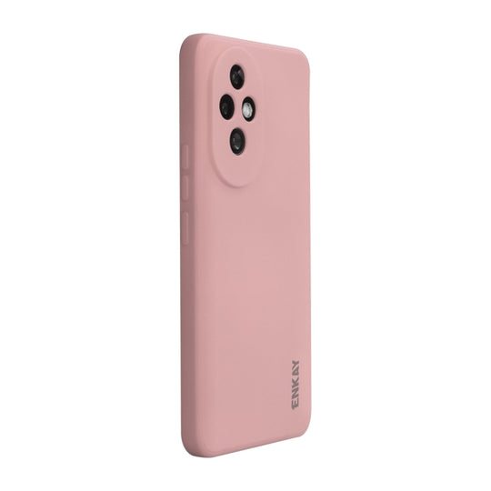 For Honor 200 Pro ENKAY Liquid Silicone Soft Shockproof Phone Case(Pink)
