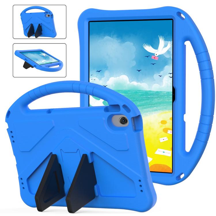 For Samsung Galaxy Tab A8 10.5 2021 X200 / X205 EVA Shockproof Tablet Case with Holder(Blue) by buy2fix