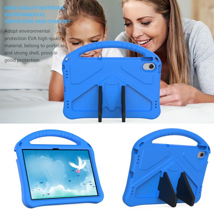 For Samsung Galaxy Tab A8 10.5 2021 X200 / X205 EVA Shockproof Tablet Case with Holder(Blue) by buy2fix
