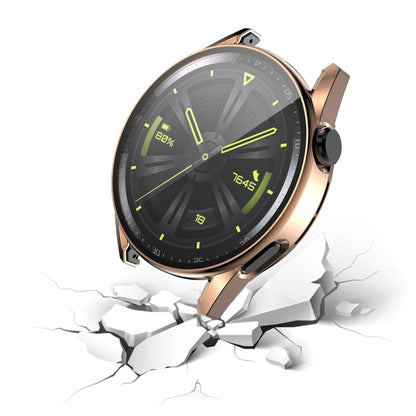 For Huawei GT3 46mm Electroplated Shockproof TPU Soft Case(Black) by buy2fix