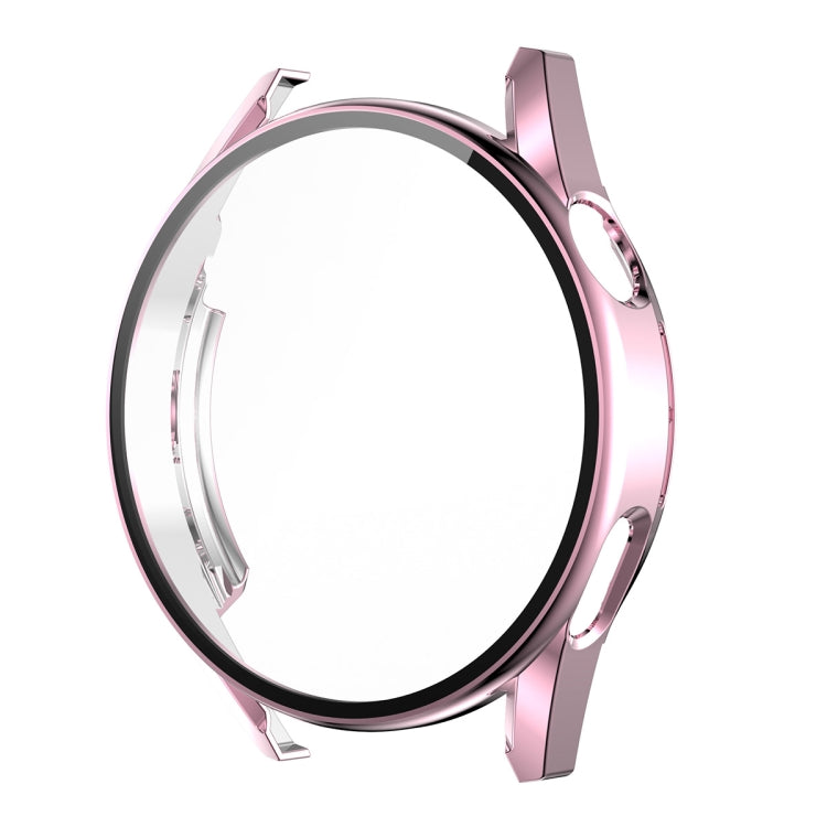 For Huawei Watch GT 3 46mm ENKAY PC Frame + Tempered Glass Protector Composite Case(Pink) by ENKAY
