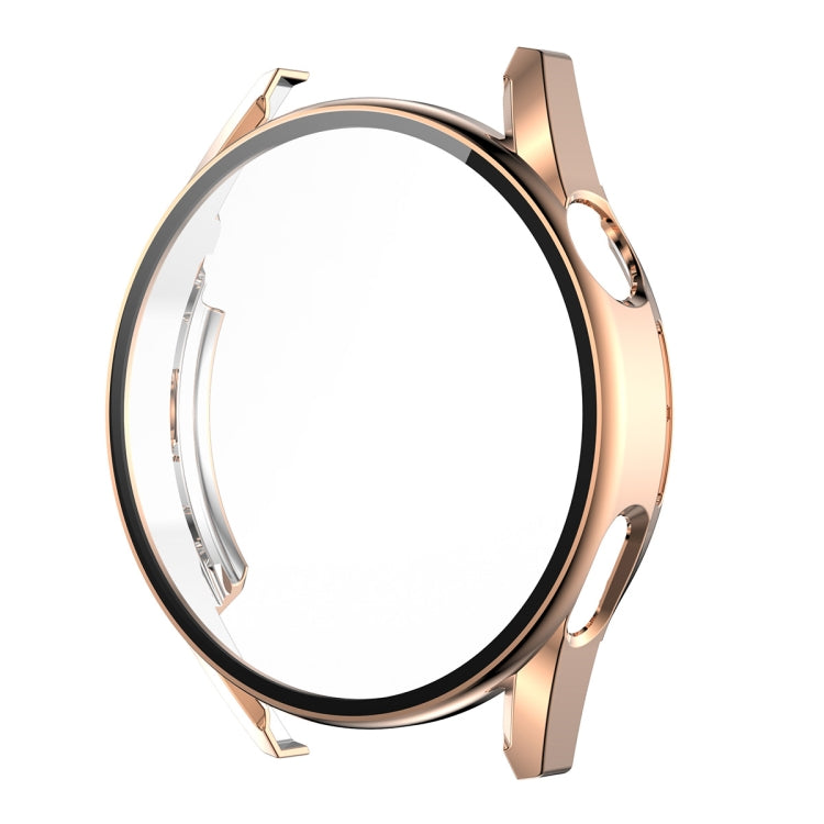 For Huawei Watch GT 3 46mm ENKAY PC Frame + Tempered Glass Protector Composite Case(Rose Gold) by ENKAY