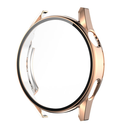For Huawei Watch GT 3 46mm ENKAY PC Frame + Tempered Glass Protector Composite Case(Rose Gold) by ENKAY