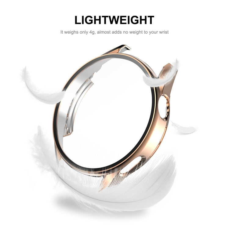 For Huawei Watch GT 3 46mm ENKAY PC Frame + Tempered Glass Protector Composite Case(Silver) by ENKAY