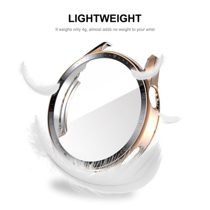 For Huawei Watch GT 3 46mm ENKAY PC Frame + Tempered Glass Protector Case With Scale(Silver) by ENKAY