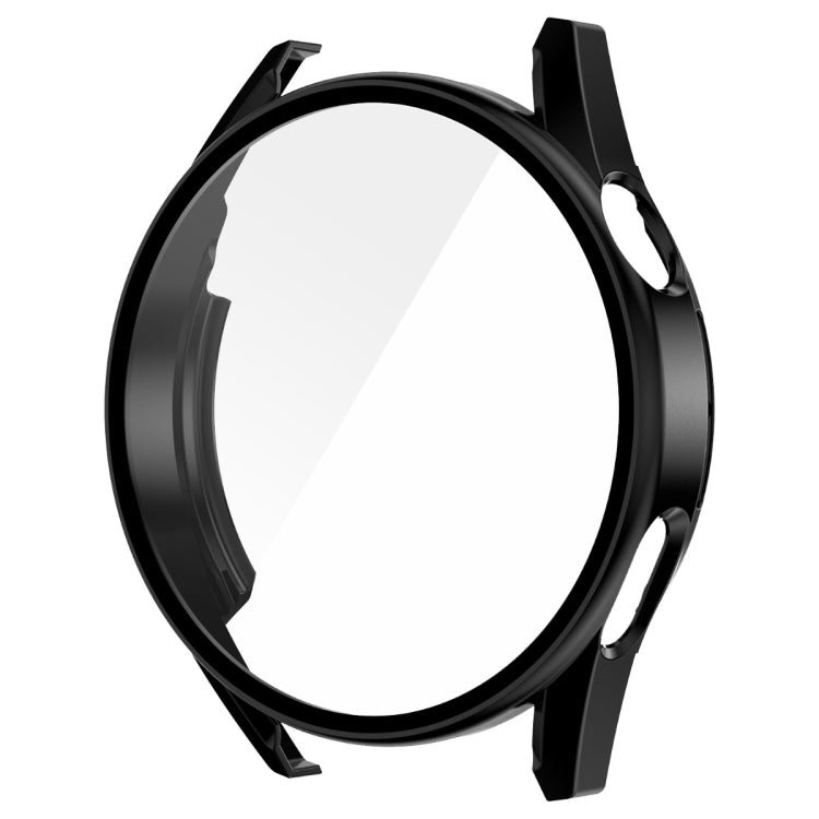 For Huawei Watch GT 3 42mm ENKAY Matte PC Frame + Tempered Glass Protector Case(Black) by ENKAY