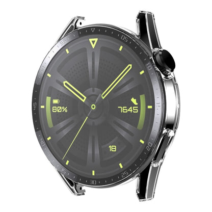 For Huawei Watch GT 3 46mm ENKAY Matte PC Frame + Tempered Glass Protector Case With Scale(Transparent) by ENKAY