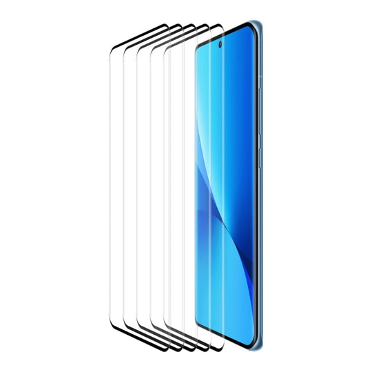 5 PCS For Xiaomi 12 / 12X / 12S ENKAY 3D Hot Bending Explosion-proof Full Tempered Glass Film