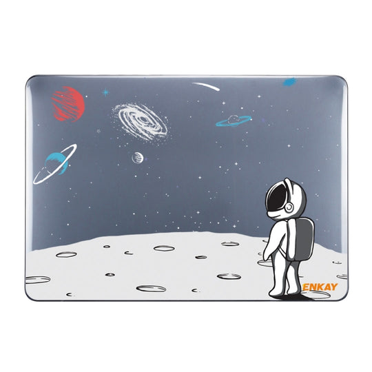 ENKAY Star Series Pattern Laotop Protective Crystal Case For MacBook Pro 14.2 inch A2442 (2021)/14 inch A3434 2025 (M5)(Backpack Astronaut)