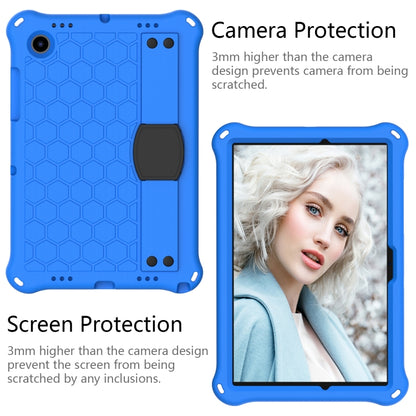 For Galaxy Tab A8 10.5 2021 X200/X205 Honeycomb EVA+PC Tablet Case with Strap(Blue+Black) - Other Galaxy Tab PC by buy2fix | Online Shopping UK | buy2fix