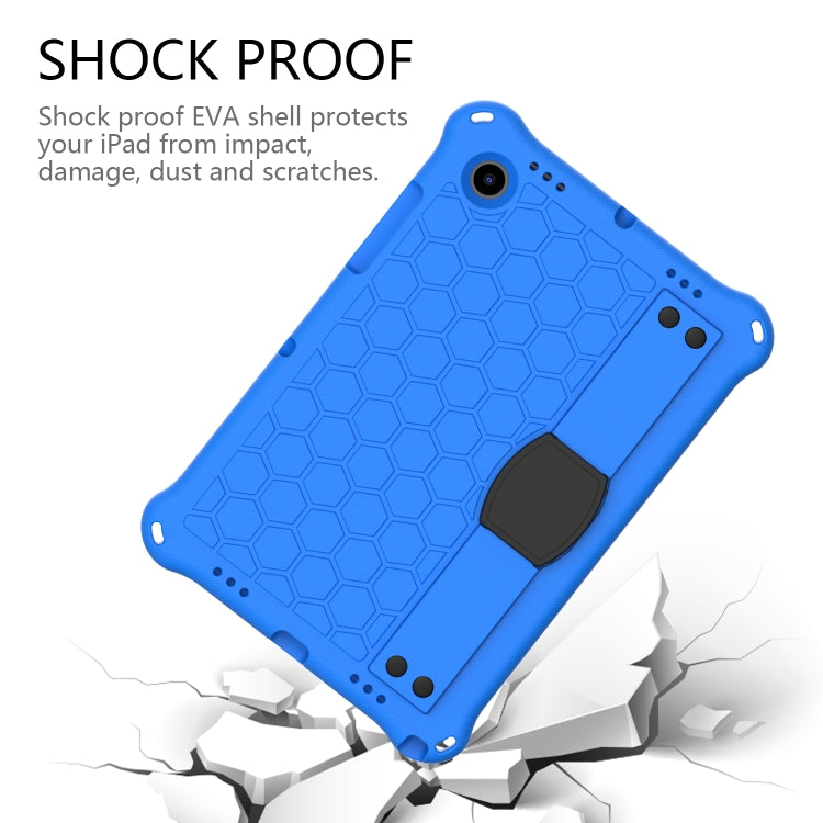 For Galaxy Tab A8 10.5 2021 X200/X205 Honeycomb EVA+PC Tablet Case with Strap(Blue+Black) - Other Galaxy Tab PC by buy2fix | Online Shopping UK | buy2fix