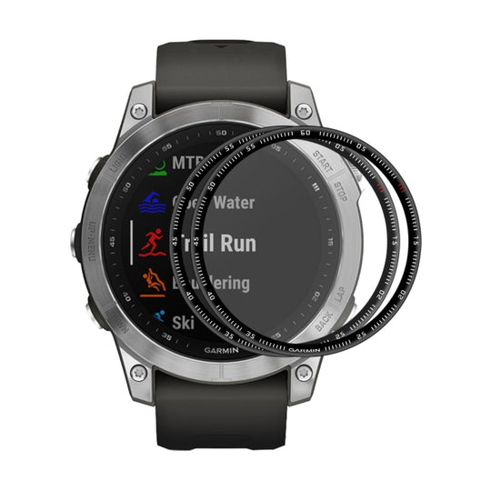 2 PCS ENKAY 3D Full Coverage Soft PC Edge + PMMA HD Screen Protector Film For Garmin Fenix 7S