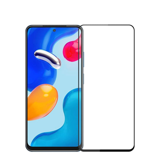 For Xiaomi Redmi Note 11S PINWUYO 9H 2.5D Full Screen Tempered Glass Film(Black)