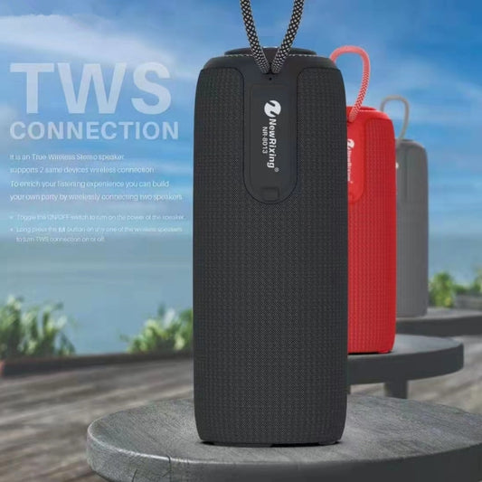 NewRixing NR8013 10W TWS Portable Wireless Stereo Speaker Support TF Card / FM(Gray) - Desktop Speaker by NewRixing | Online Shopping UK | buy2fix